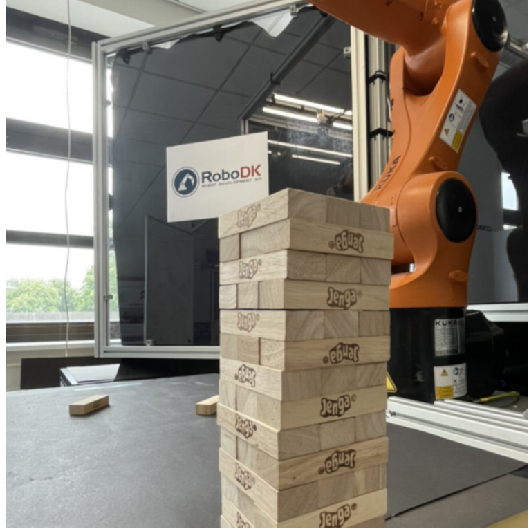 KUKA and Jenga